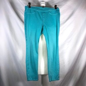 HUE - Aqua Slip On Pants